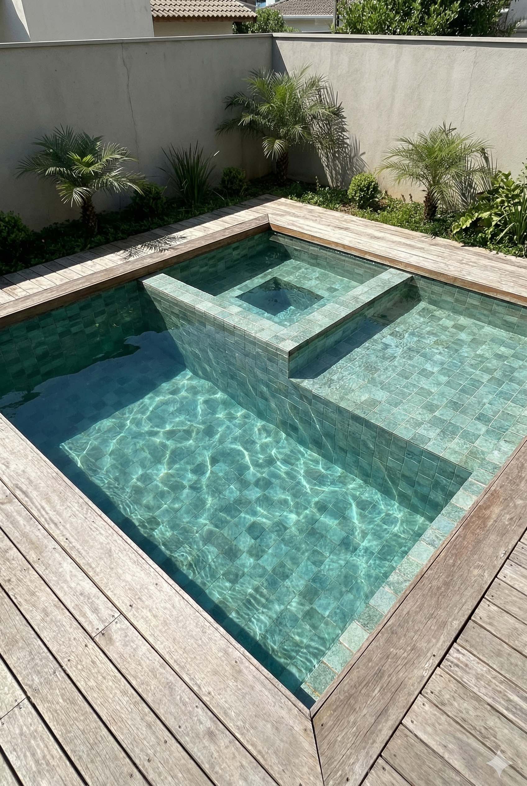 Piscina com Spa Integrado